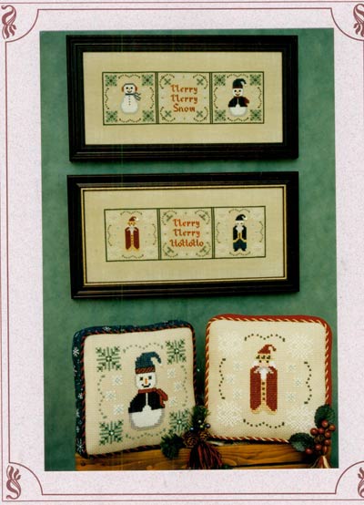 Merry, Merry Snow Cross Stitch Leaflet