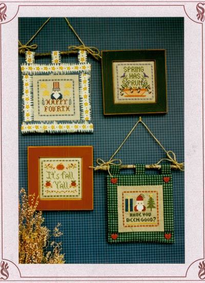 Seasons On The Square Cross Stitch Leaflet
