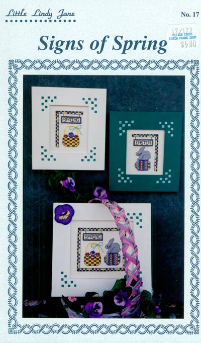 Signs Of Spring Cross Stitch Leaflet