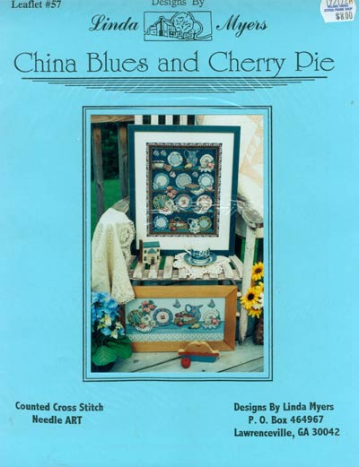 China  Blues and Cherry Pie Cross Stitch Leaflet