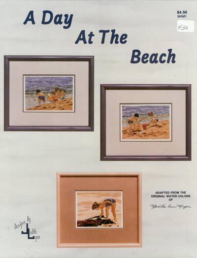 A Day At The Beach Cross Stitch Leaflet