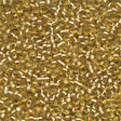 Petite Glass Beads: 42011 Victorian Gold Cross Stitch Beads