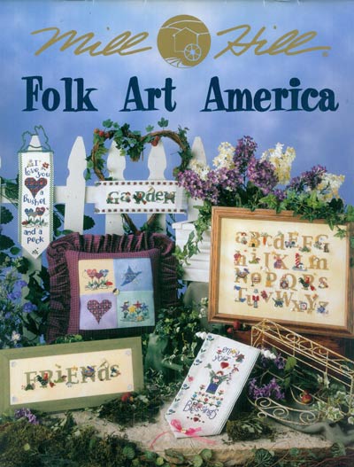 Folk Art America Cross Stitch Leaflet
