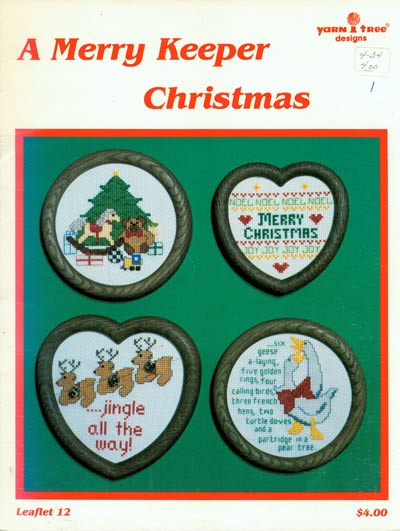A Merry Keeper Christmas Cross Stitch Leaflet