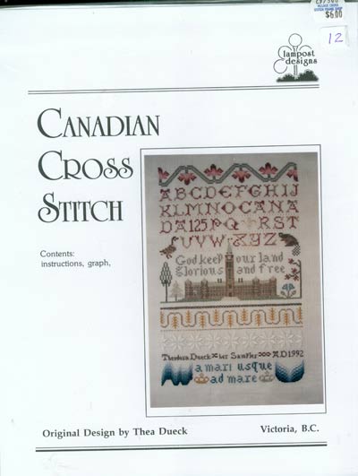Canadian Cross Stitch Cross Stitch Leaflet