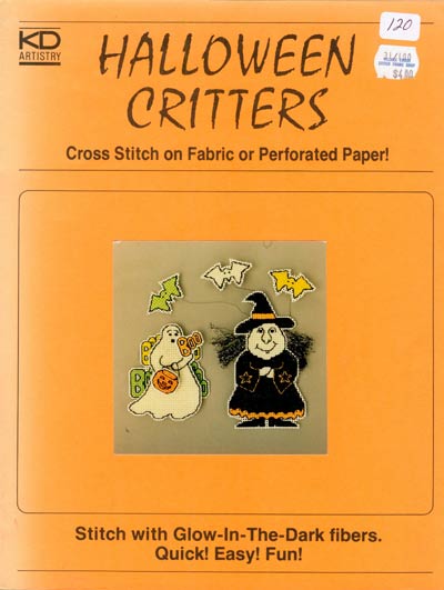 Halloween Critters Cross Stitch Leaflet