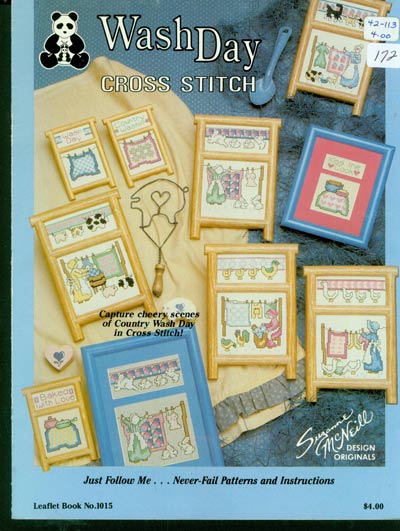 Wash Day Cross Stitch Leaflet
