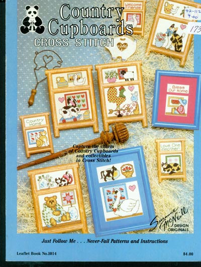 Country Cupboards Cross Stitch Leaflet