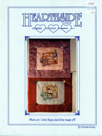 What Are Little Boys and Girls Made of? Cross Stitch Leaflet