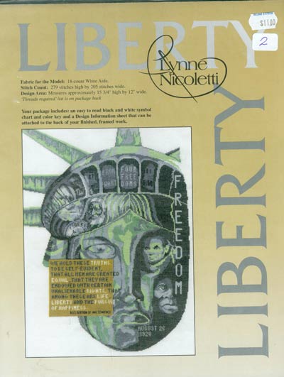 Liberty Cross Stitch Leaflet