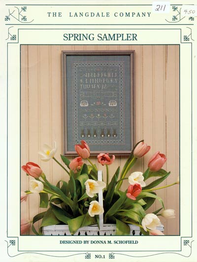 Spring Sampler Cross Stitch Leaflet