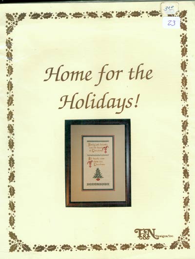 Home For The Holidays Cross Stitch Leaflet