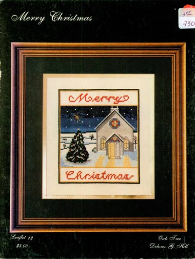 Merry Christmas Cross Stitch Leaflet