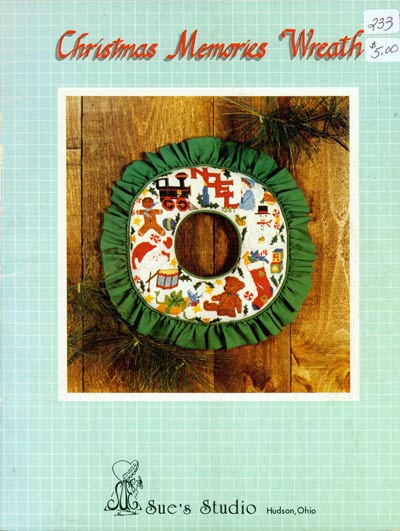 Christmas Memories Wreath Cross Stitch Leaflet
