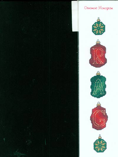Ornament Monogram - Stitch A Blouse Cross Stitch Leaflet