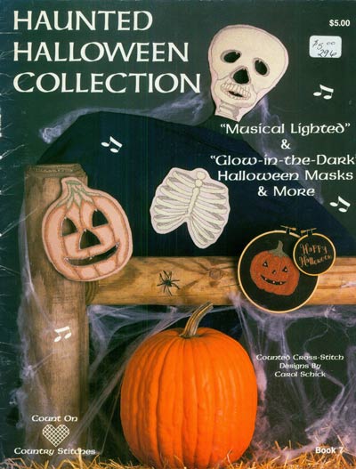 Haunted Halloween Collection - Musical Lighted & Glow in the Dark Halloween Cross Stitch Leaflet