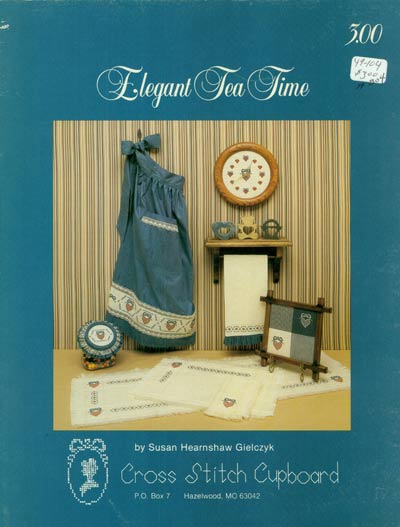 Elegant Tea Time Cross Stitch Leaflet