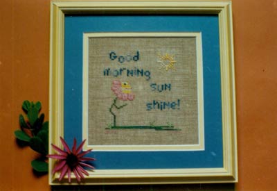 Good Morning Sunshine Cross Stitch Leaflet