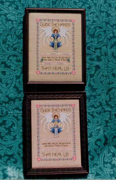 Guide The Hands That Heal Others Cross Stitch Leaflet