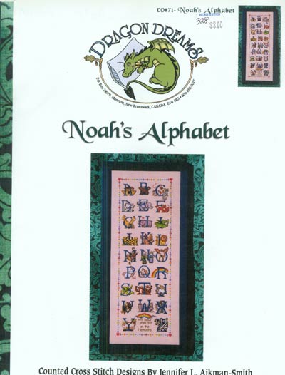 Noah's Alphabet Cross Stitch Leaflet