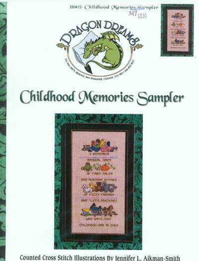 Childhood Memories Sampler Cross Stitch Leaflet