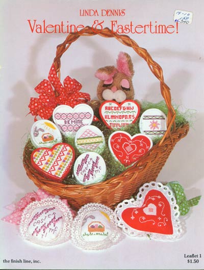 Valentine & Eastertime Cross Stitch Leaflet