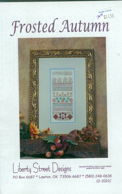 Frosted Autumn Cross Stitch Leaflet