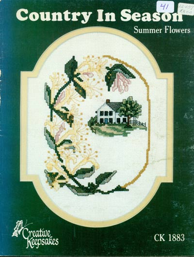 Country In Season - Summer Flowers Cross Stitch Leaflet