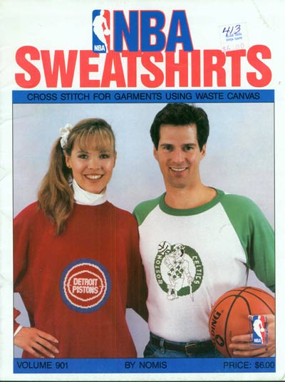 NBA Sweatshirts Cross Stitch Leaflet