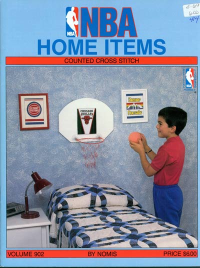 NBA Home Items Cross Stitch Leaflet