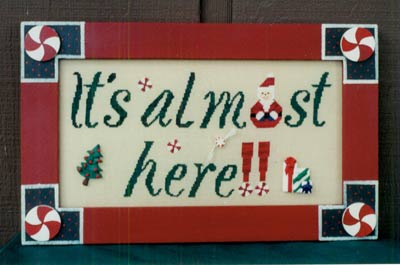It's Almost Here Cross Stitch Leaflet