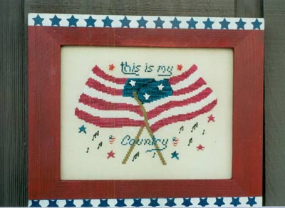 This is My Country Cross Stitch Leaflet