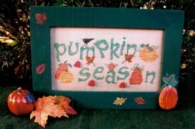 Pumpkin Season Cross Stitch Leaflet