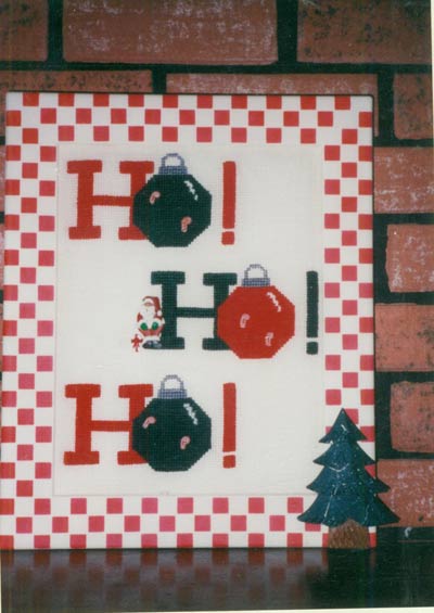 Ho, Ho, Ho! Cross Stitch Leaflet