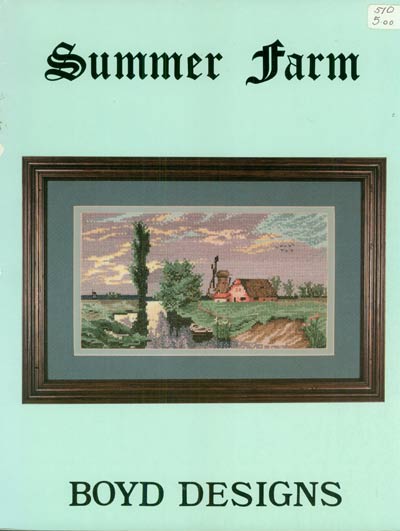 Summer Farm Cross Stitch Leaflet