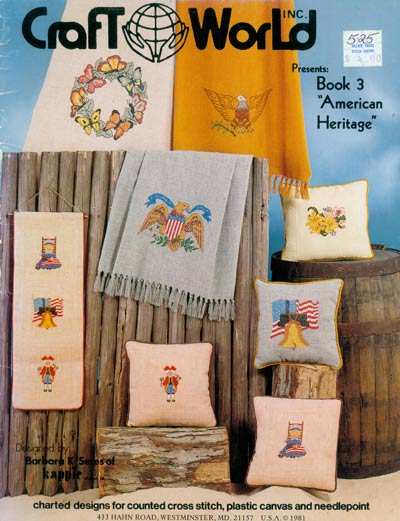Book 3 - American Heritage Cross Stitch Leaflet