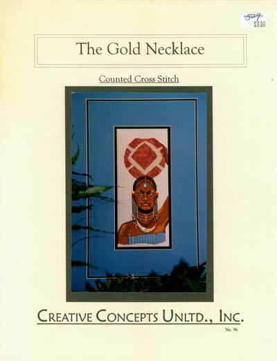 The Gold Necklace Cross Stitch Leaflet