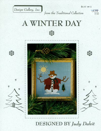 A Winter Day Cross Stitch Leaflet