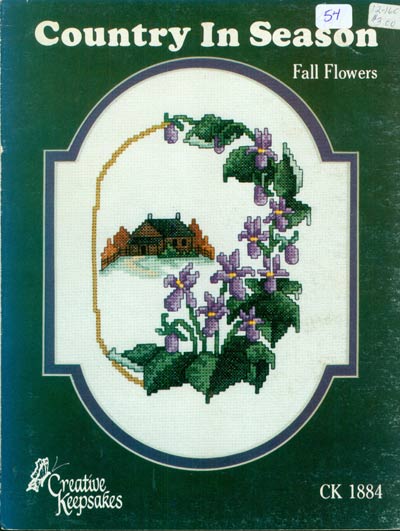 Country In Season - Fall Flowers Cross Stitch Leaflet