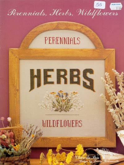 Perennials, Herbs, Wildflowers Cross Stitch Leaflet