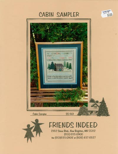 Cabin Sampler Cross Stitch Leaflet
