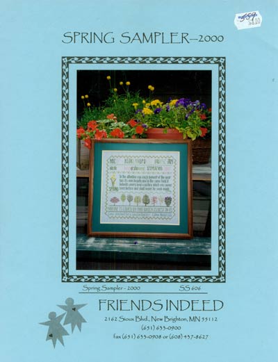 Spring Sampler - 2000 Cross Stitch Leaflet