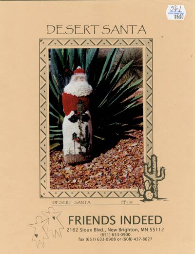 Desert Santa Cross Stitch Leaflet