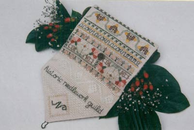Acorn Sewing Roll Cross Stitch Leaflet