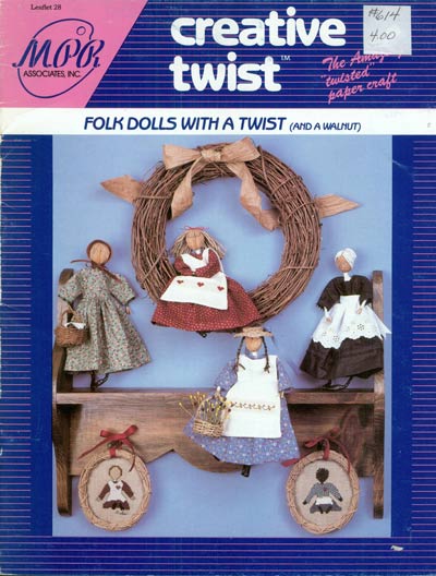Creative Twist - Folk Dolls With a Twist (and a walnut) Cross Stitch Leaflet