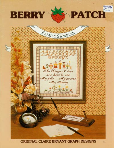 Family Sampler Cross Stitch Leaflet