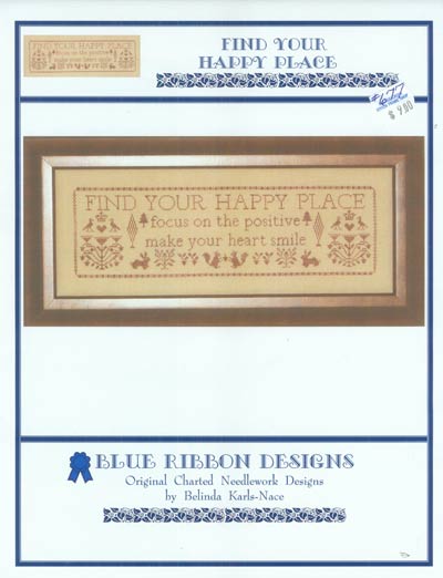 Find Your Happy Place Cross Stitch Leaflet