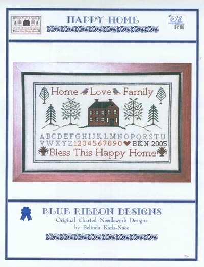 Happy Home Cross Stitch Leaflet
