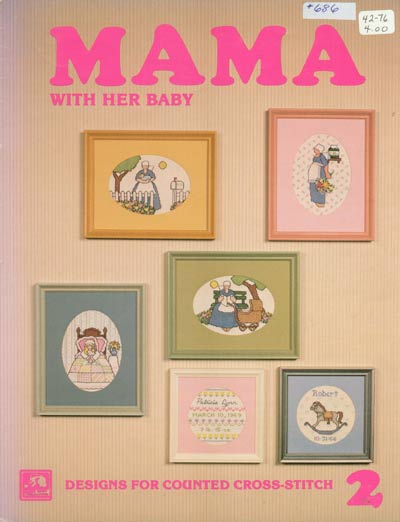 MAMA With Her Baby No. 2 Cross Stitch Leaflet