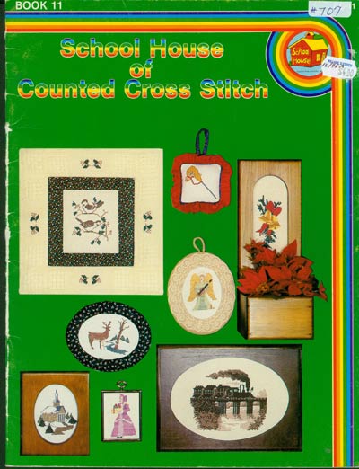 School House of Counted Cross Stitch Cross Stitch Leaflet